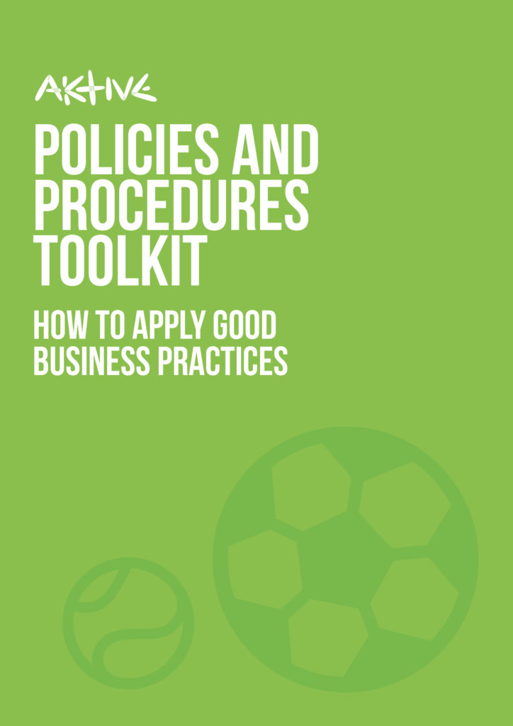 Policies And Procedures Toolkit Harbour Sport